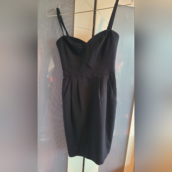 Aritzia Talula Babaton 2008 black corset dress with removable straps, size 0 - Picture 5 of 7